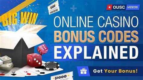 online casino bonus codes